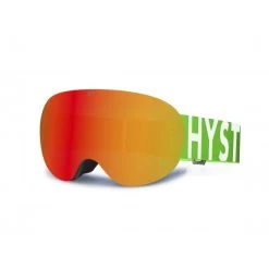 Mascara Hysteresis Rocket Negro Lente Rojo Cinta Verde Jr