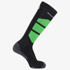 Medias Esqui Salomon Confort Negro Verde Unisex