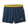 Pantalón Corto Brooks Sherpa 5" 2-in-1 Azul Dorado Hombre
