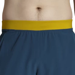 Pantalón Corto Brooks Sherpa 5" 2-in-1 Azul Dorado Hombre -Activa Tienda pantalon corto brooks sherpa 5 2in1 azul dorado hombre 4