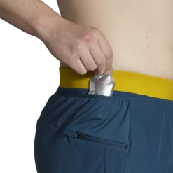 Pantalón Corto Brooks Sherpa 5" 2-in-1 Azul Dorado Hombre -Activa Tienda pantalon corto brooks sherpa 5 2in1 azul dorado hombre 6
