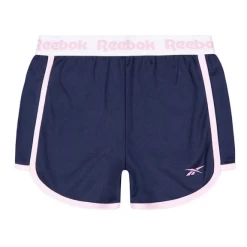 Pantalón Corto Reebok Logo Waist Azul Rosa Junior