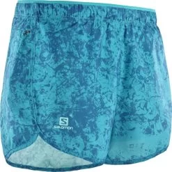 Pantalon Corto Trail Running Salomon Agile Azul Mujer -Activa Tienda pantalon corto trail running salomon agile azul mujer 2