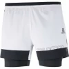 Pantalón Trailrunning Salomon Cross 2IN1 Blanco Negro Hombre -Activa Tienda pantalon trailrunning salomon cross 2in1 blanco negro hombre