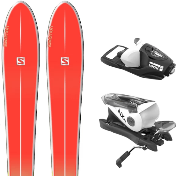 Salomon Bbr Sunlite + Z10 Ti Coral 149 CM 3 Salomon Bbr Sunlite + Z10 Ti Coral 149 CM