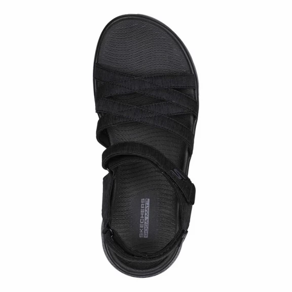 Sandalias Skechers Go Walk Flex Negro Mujer 6 Sandalias Skechers Go Walk Flex Negro Mujer - Imagen 4