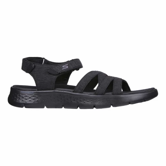 Sandalias Skechers Go Walk Flex Negro Mujer 3 Sandalias Skechers Go Walk Flex Negro Mujer