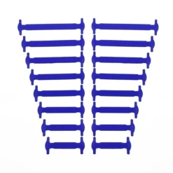 Set 16 Cordones Silicona Elásticos Shoelaces Azul -Activa Tienda set 16 cordones silicona elasticos shoelaces azul 2