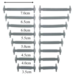 Set 16 Cordones Silicona Elásticos Shoelaces Azul -Activa Tienda set 16 cordones silicona elasticos shoelaces azul 3