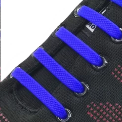 Set 16 Cordones Silicona Elásticos Shoelaces Celeste -Activa Tienda set 16 cordones silicona elasticos shoelaces celeste 2