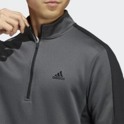 Adidas Golf Sudadera Golf Adidas Color Block Quarter Zip Gris Hombre -Activa Tienda sudadera golf adidas color block quarter zip gris hombre 4