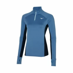 Sudadera Mizuno Active Warmalite HZ Azul Mujer