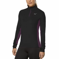 Sudadera Mizuno Active Warmalite HZ Negro Mujer