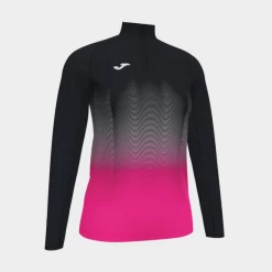 Sudadera Running Joma Elite VII Negro Rosa Blanco Mujer