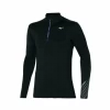 Sudadera Running Mizuno Active Warmalite HZ LS Negro Hombre