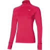 Sudadera Running Mizuno Active Warmalite HZ Rosa Mujer -Activa Tienda sudadera running mizuno active warmalite hz rosa mujer