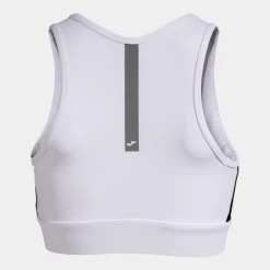 Sujetador Deportivo Joma R-Night Blanco Negro Mujer -Activa Tienda sujetador deportivo joma rnight blanco negro mujer 1