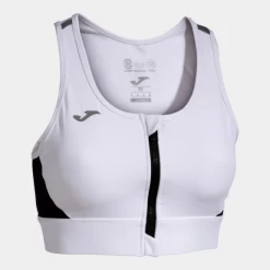 Sujetador Deportivo Joma R-Night Blanco Negro Mujer -Activa Tienda sujetador deportivo joma rnight blanco negro mujer 2