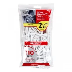 Tees Golf Masters Wood 70mm Bumpa Bag Bolsa 110u Blanco
