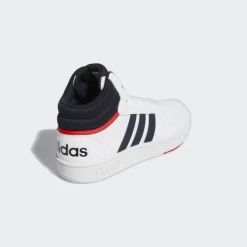 Zapatillas Adidas Hoops 3.0 Mid Blanco Negro Hombre -Activa Tienda zapatillas adidas hoops 30 mid blanco negro hombre 2