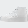 Zapatillas Adidas Niza Platform Mid Blanco Mujer -Activa Tienda zapatillas adidas niza platform mid blanco mujer