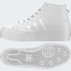 Zapatillas Adidas Niza Platform Mid Blanco Mujer -Activa Tienda zapatillas adidas niza platform mid blanco mujer 2