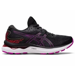 Aquapac Zapatillas Asics Nimbus 24 Negro Morado Mujer