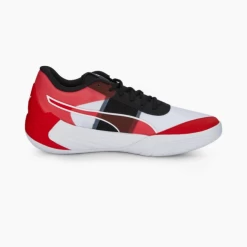 Zapatillas Baloncesto Puma Fusion Nitro Team Blanco Rojo