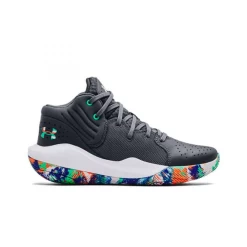 Zapatillas Baloncesto Under Armour Jet 21 Gris Niños