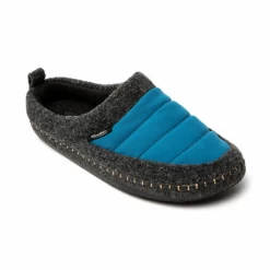 Zapatillas Casa Nuvola New Wool Azul Petroleo