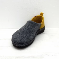 Zapatillas Casa Salvi Elfo 31L000 Gris Mostaza Mujer -Activa Tienda zapatillas casa salvi elfo 31l000 gris mostaza mujer 2