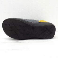 Zapatillas Casa Salvi Elfo 31L000 Gris Mostaza Mujer -Activa Tienda zapatillas casa salvi elfo 31l000 gris mostaza mujer 3