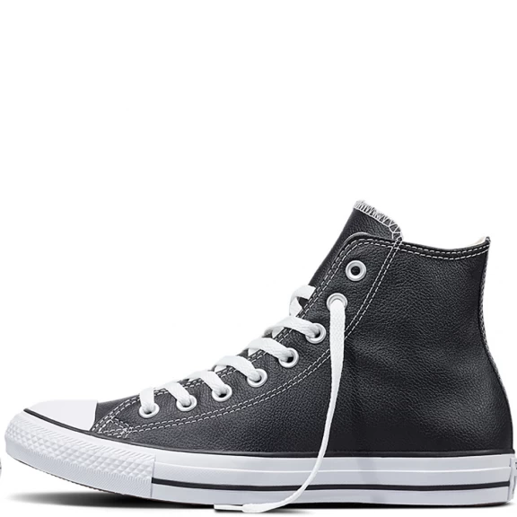 Zapatillas Converse Chuck Taylor Hi Piel Negro Unisex 4 Zapatillas Converse Chuck Taylor Hi Piel Negro Unisex - Imagen 2