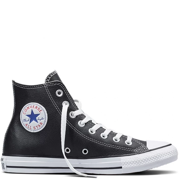 Zapatillas Converse Chuck Taylor Hi Piel Negro Unisex 3 Zapatillas Converse Chuck Taylor Hi Piel Negro Unisex