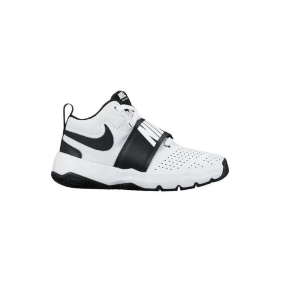 Zapatillas De Baloncesto Nike Team Hustle 8 Blanco Negro 3 Zapatillas De Baloncesto Nike Team Hustle 8 Blanco Negro