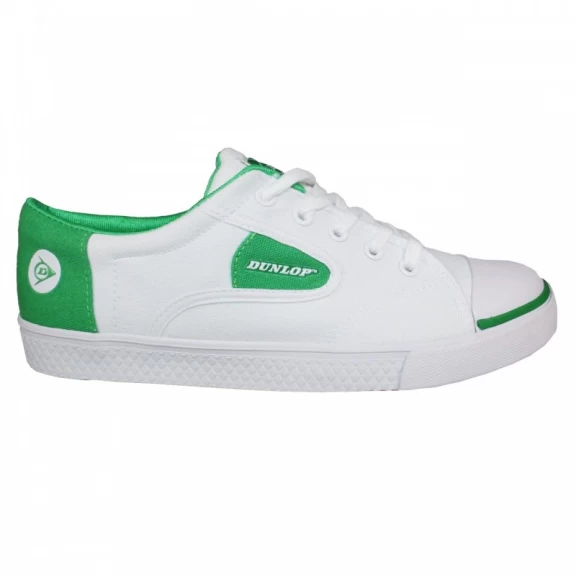 Zapatillas Dunlop Flash Blanco Verde Unisex 3 Zapatillas Dunlop Flash Blanco Verde Unisex