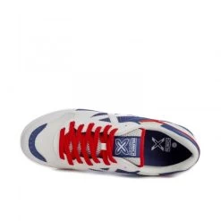 Zapatillas Fútbol Munich Continental V2 36 Blanco Azul -Activa Tienda zapatillas futbol munich continental v2 36 blanco azul 3