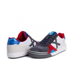Zapatillas Fútbol Munich Gresca 300 Blanco Gris Hombre -Activa Tienda zapatillas futbol munich gresca 300 blanco gris hombre 2
