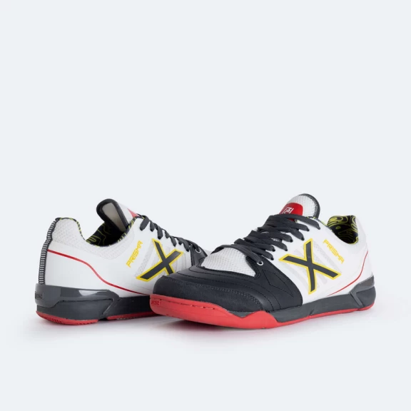 Zapatillas Fútbol Munich Prisma 26 Blanco Negro Rojo Hombre 6 Zapatillas Fútbol Munich Prisma 26 Blanco Negro Rojo Hombre - Imagen 4