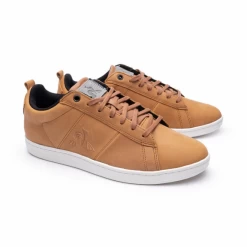 Zapatillas Le Coq Sportif CourtClassic Black Jean Marrón -Activa Tienda zapatillas le coq sportif courtclassic black jean marron 2