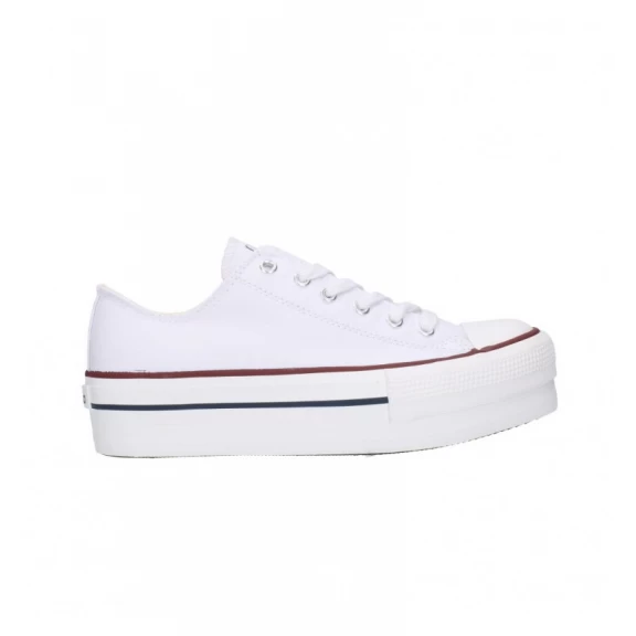Zapatillas Lona Victoria Plataforma 1061100 Blanca Mujer 3 Zapatillas Lona Victoria Plataforma 1061100 Blanca Mujer