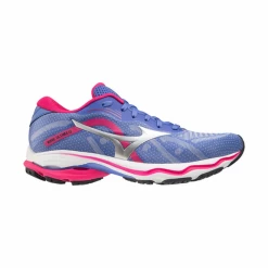 Zapatillas Mizuno Wave Ultima 13 Azul Plata Rosa Mujer