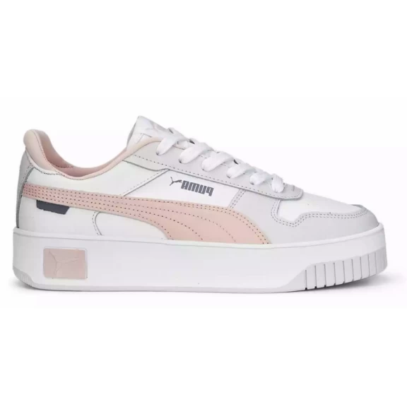 Zapatillas Puma Carina Street Blanco Rosa Mujer 3 Zapatillas Puma Carina Street Blanco Rosa Mujer