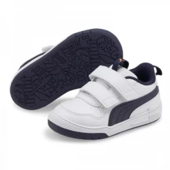 Zapatillas Puma Multiflex SL V Blanco Azul Niños 12 Zapatillas Puma Multiflex SL V Blanco Azul Niños -Activa Tienda zapatillas puma multiflex sl v blanco azul ninos 4