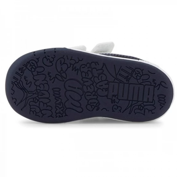 Zapatillas Puma Multiflex SL V Blanco Azul Niños 8 Zapatillas Puma Multiflex SL V Blanco Azul Niños - Imagen 6