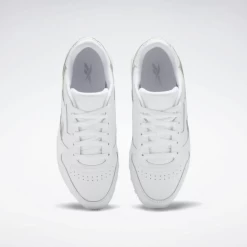 Zapatillas Reebok Classic Leather Blanco Plata Niños -Activa Tienda zapatillas reebok classic leather blanco plata ninos 3