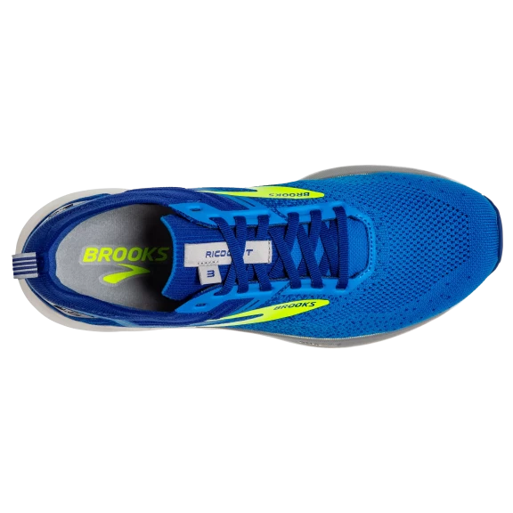 Zapatillas Running Brooks Ricochet 3 Azul Amarillo Hombre 7 Zapatillas Running Brooks Ricochet 3 Azul Amarillo Hombre - Imagen 5
