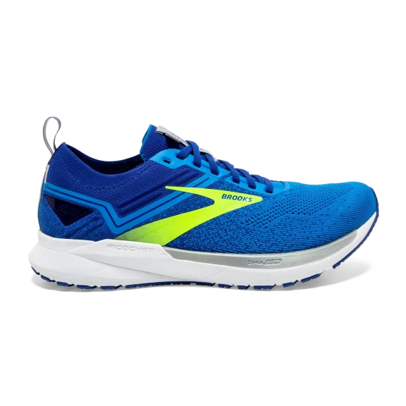 Zapatillas Running Brooks Ricochet 3 Azul Amarillo Hombre 3 Zapatillas Running Brooks Ricochet 3 Azul Amarillo Hombre