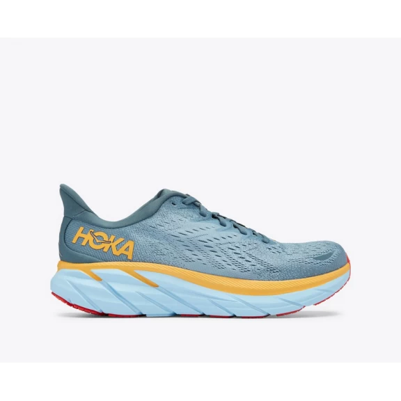 Zapatillas Running Hoka Clifton 8 Azul Amarillo Hombre 3 Zapatillas Running Hoka Clifton 8 Azul Amarillo Hombre