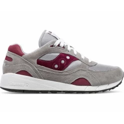 Zapatillas Saucony Shadow 6000 Gris Burdeos Hombre
